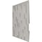 Ekena Millwork 19 5/8in. W x 19 5/8in. H Staggered Brick EnduraWall Decorative 3D Wall Panel Covers 2.67 Sq. Ft. WP20X20SBGCG - alternate 2